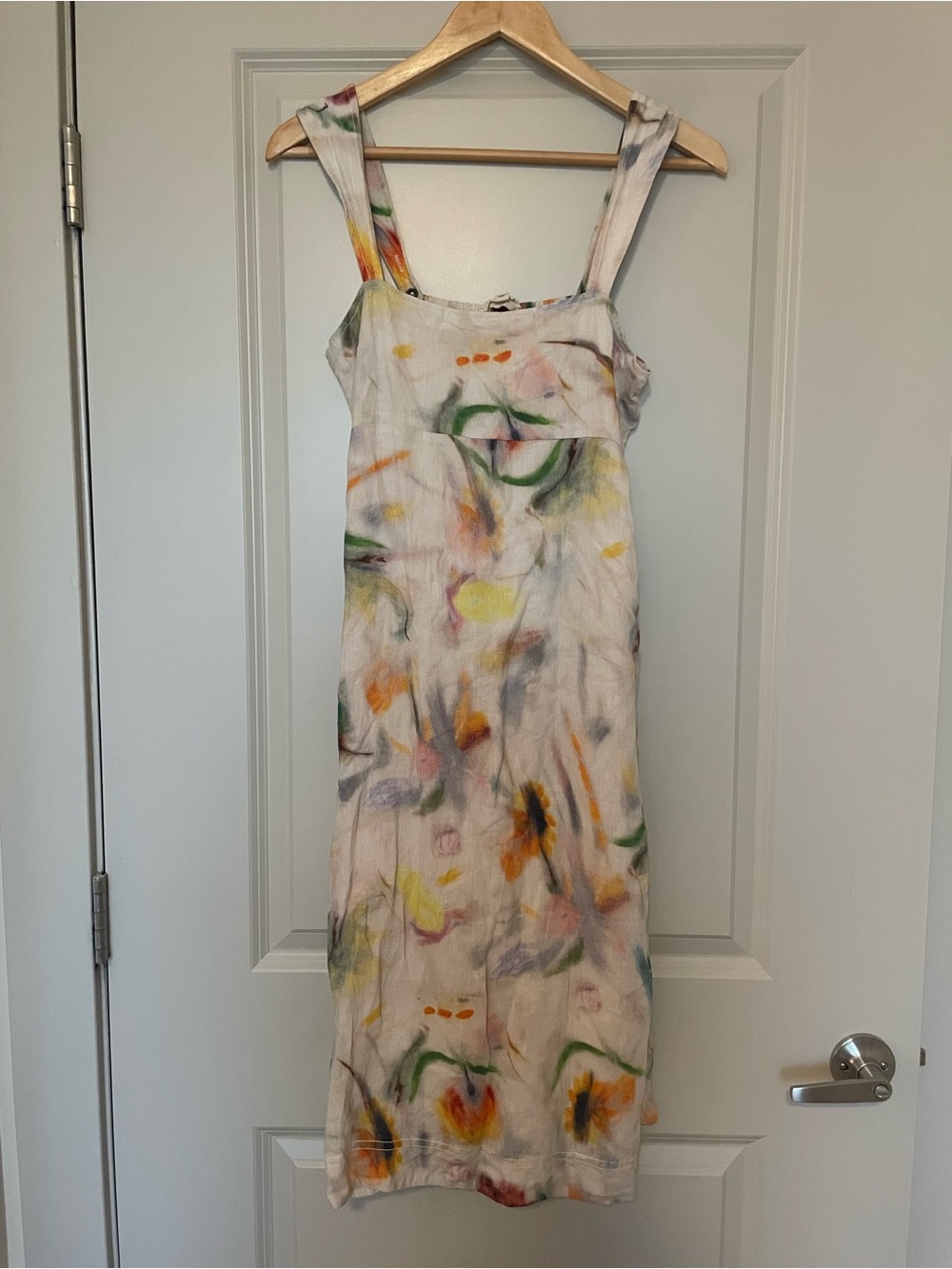 Anthropologie Klaas Jonkman for Pilcro sleeveless linen midi dress - Picture 5 of 7
